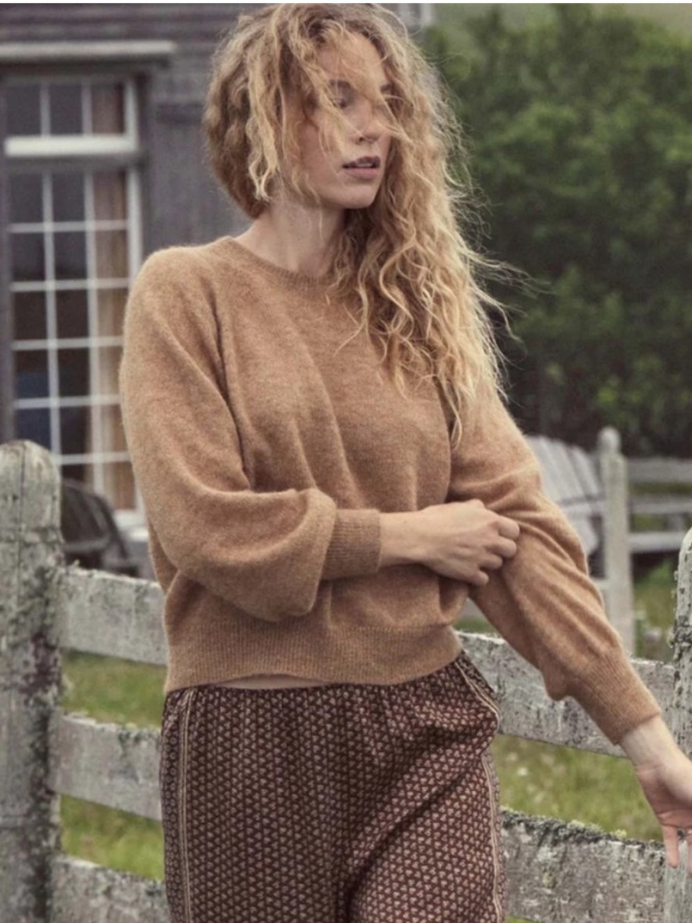 NWT DÔEN Marsena Sweater in Hazelnut Size XS